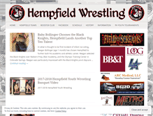 Tablet Screenshot of hempfieldwrestling.com